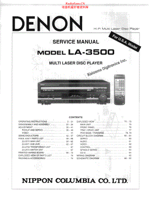Denon-LA3500-cd-sm维修电路原理图.pdf