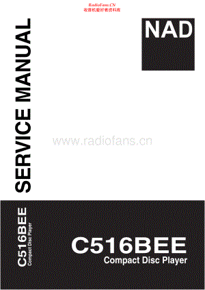 NAD-C516BEE-cd-sm 维修电路原理图.pdf