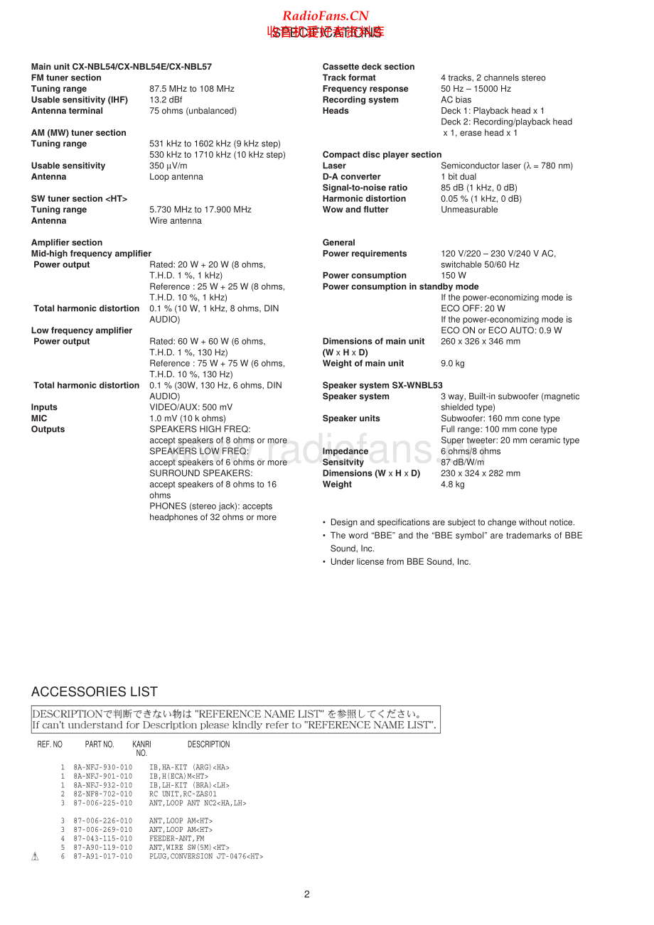Aiwa-NSXBL57-cs-sm维修电路原理图.pdf_第2页