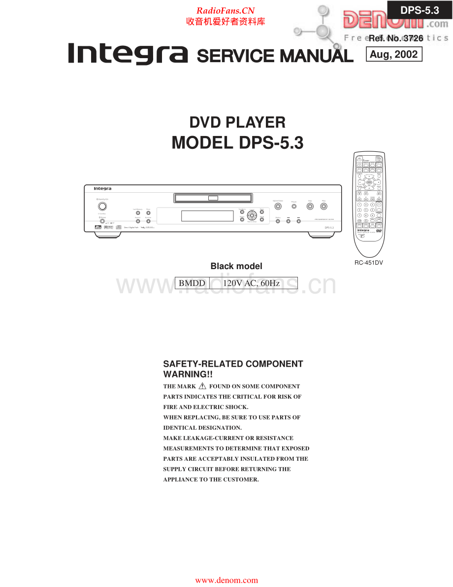 Integra-DPS5_3-cd-sm 维修电路原理图.pdf_第1页