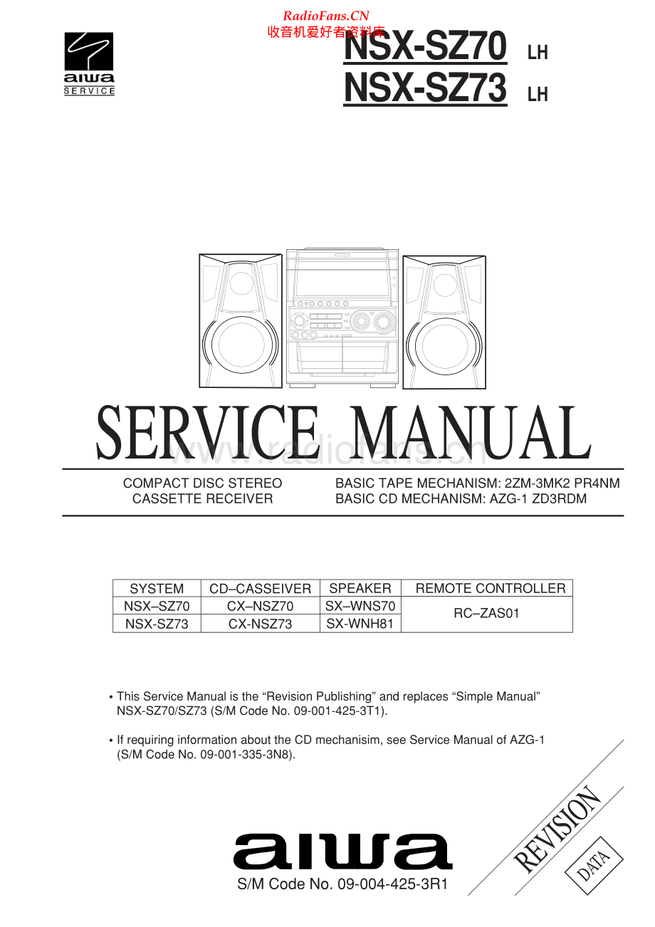 Aiwa-NSXSZ73-cs-sm维修电路原理图.pdf_第1页