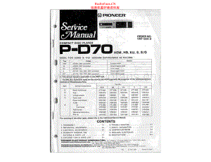 Pioneer-PD70-cd-sm 维修电路原理图.pdf