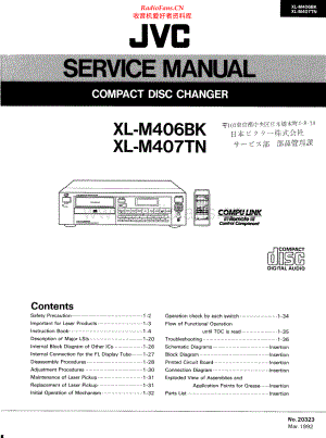 JVC-XLM407TN-cd-sm 维修电路原理图.pdf