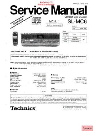 Technics-SLMC6-cd-ssm 维修电路原理图.pdf