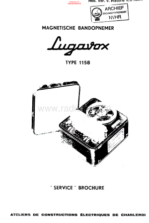 Acec-Lugavox1158-tape-sm维修电路原理图.pdf