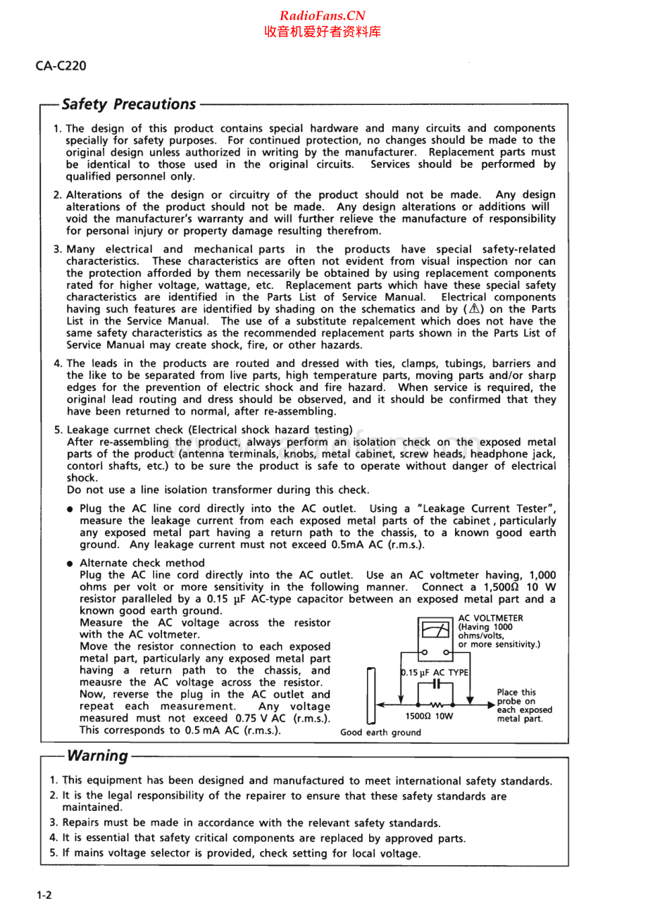 JVC-CAC220-cs-sm 维修电路原理图.pdf_第2页