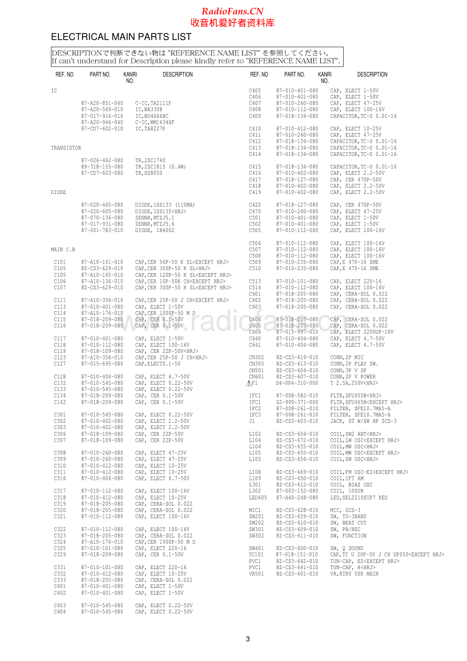 Aiwa-CS131-cs-smr维修电路原理图.pdf_第3页