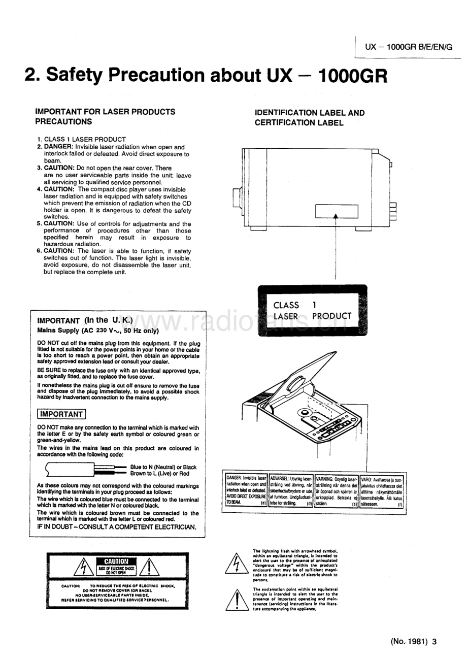JVC-UX1000GR-cs-sm 维修电路原理图.pdf_第3页