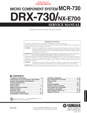 Yamaha-DRX730-cs-sm 维修电路原理图.pdf