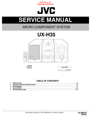 JVC-UXH35-cs-sm 维修电路原理图.pdf
