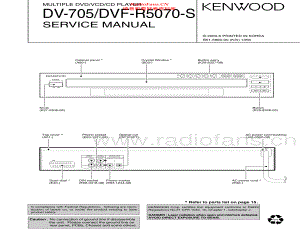 Kenwood-DV705-cd-sm 维修电路原理图.pdf