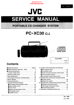JVC-PCXC30-cs-sm 维修电路原理图.pdf