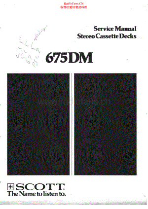 HHScott-675DM-tape-sm 维修电路原理图.pdf