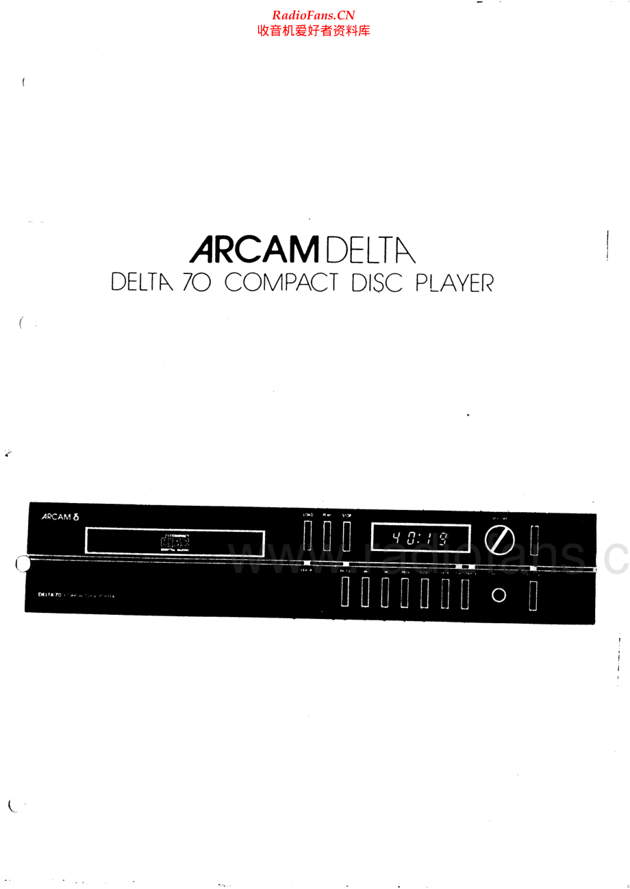 Arcam-Delta70-cd-sm维修电路原理图.pdf_第1页