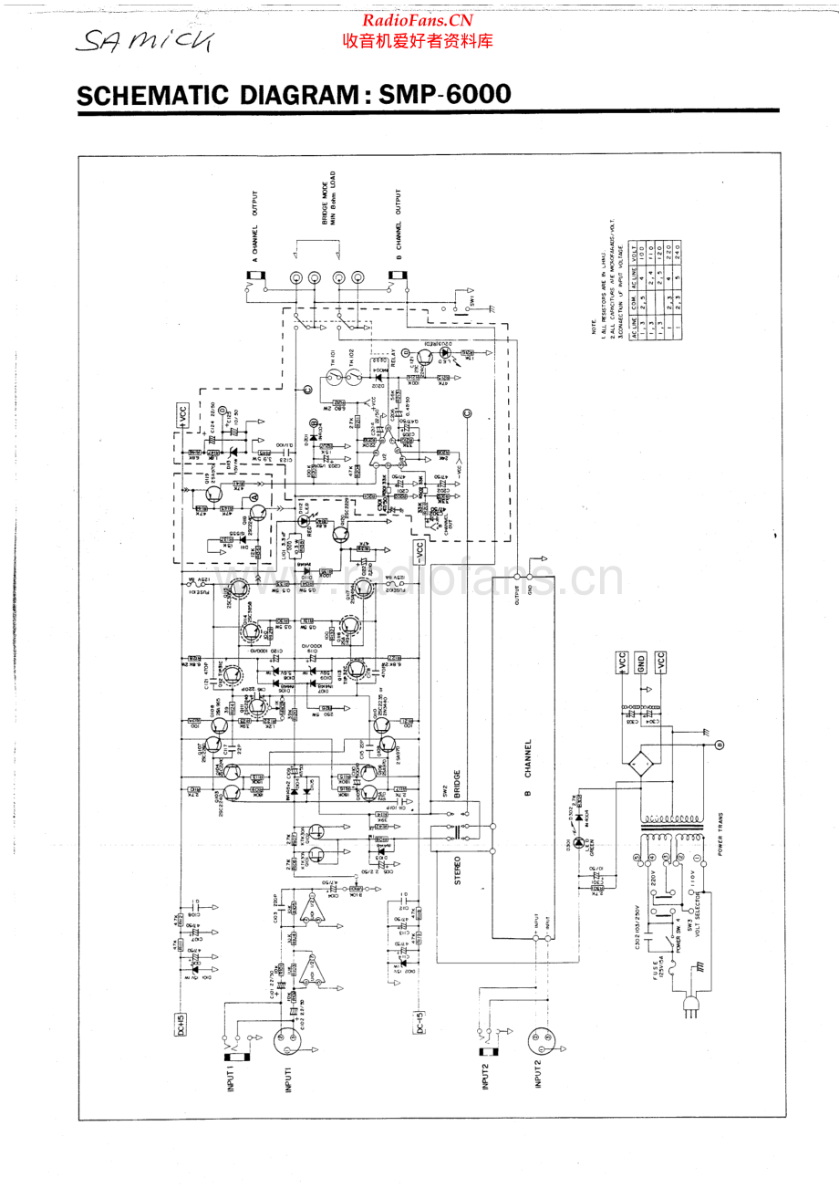 Samick-SMP6000-pwr-sch 维修电路原理图.pdf_第1页