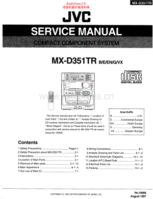JVC-MXD351TR-cs-sm 维修电路原理图.pdf
