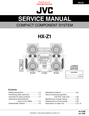 JVC-HXZ1-cs-sm 维修电路原理图.pdf