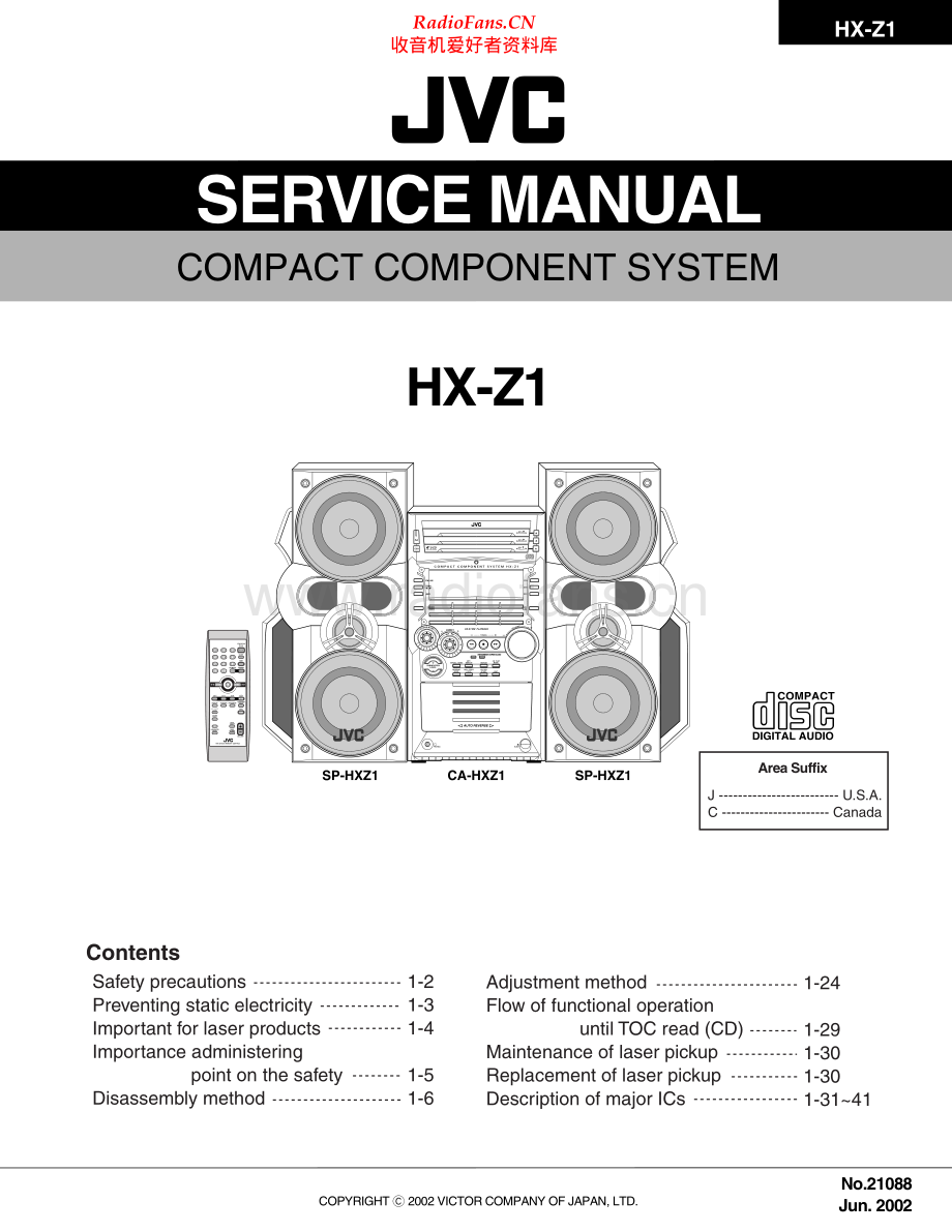 JVC-HXZ1-cs-sm 维修电路原理图.pdf_第1页