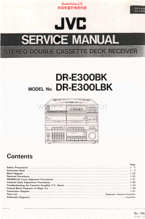 JVC-DRE300LBK-cs-sm 维修电路原理图.pdf