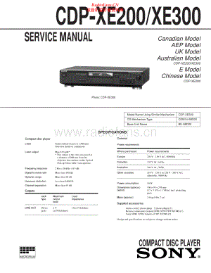 Sony-CDPXE300-cd-sm 维修电路原理图.pdf