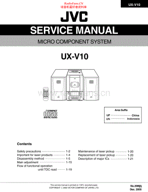 JVC-UXV10-cs-sm 维修电路原理图.pdf