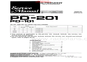Pioneer-PD201-cd-sm 维修电路原理图.pdf