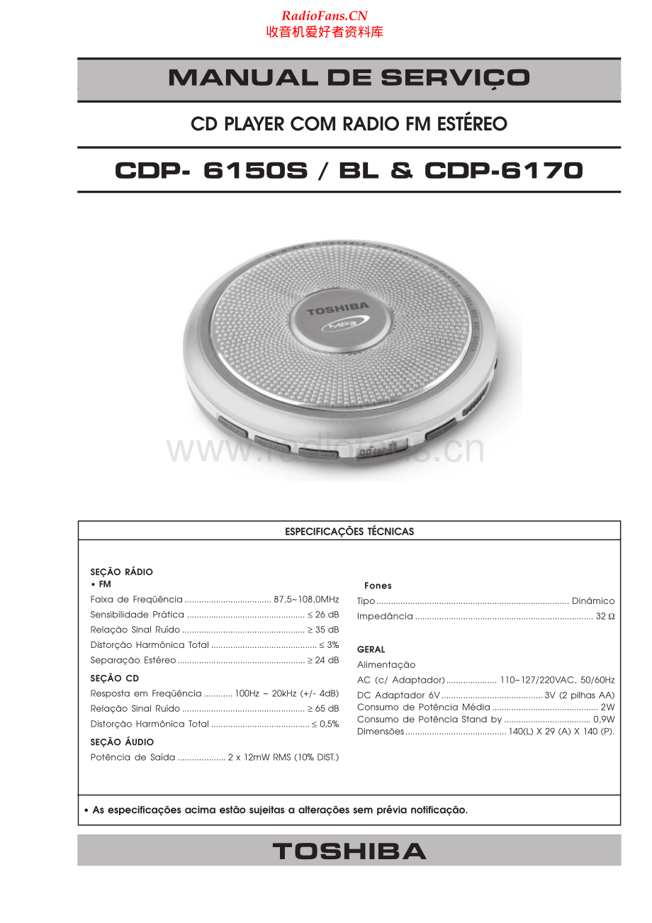 Toshiba-CDP6170-cd-sm-esp 维修电路原理图.pdf_第1页