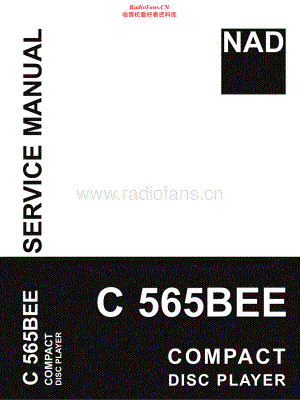 NAD-C565BEE-cd-sm 维修电路原理图.pdf