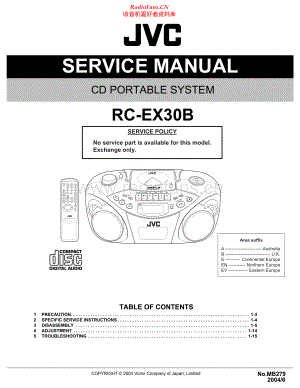 JVC-RCEX30B-cs-sch 维修电路原理图.pdf