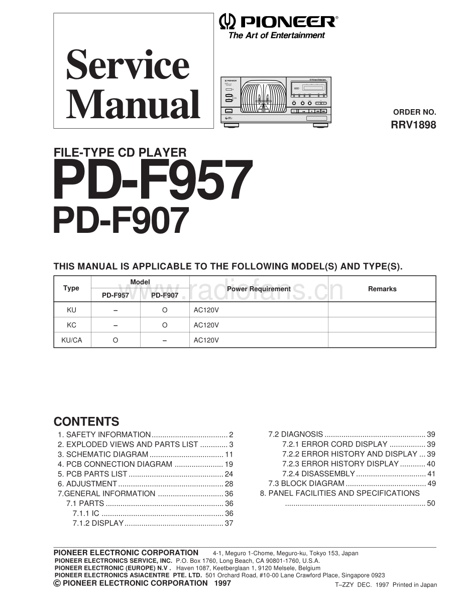 Pioneer-CD8400-cd-sm 维修电路原理图.pdf_第3页