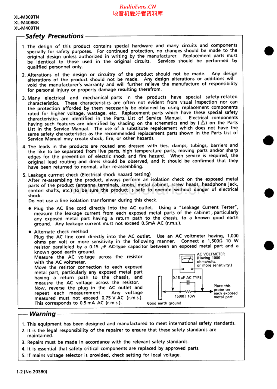 JVC-XLM409TN-cd-sm 维修电路原理图.pdf_第2页