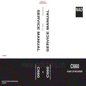 NAD-C660-cd-sm 维修电路原理图.pdf