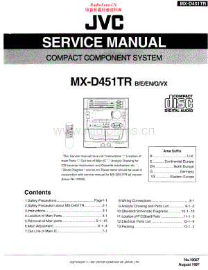 JVC-MXD451TR-cs-sm 维修电路原理图.pdf