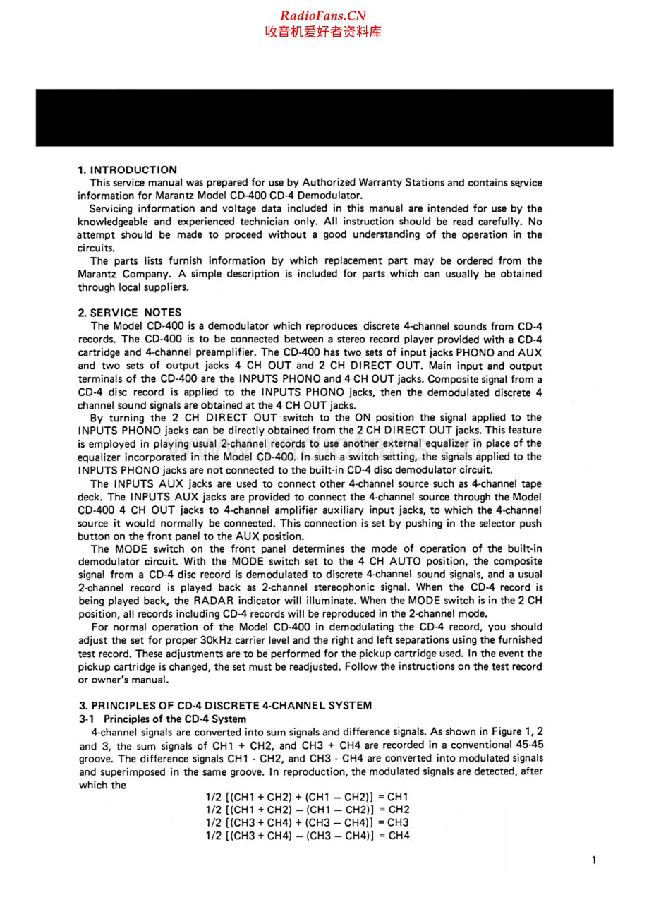 Marantz-CD400-cd-sm 维修电路原理图.pdf_第2页
