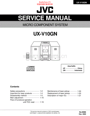 JVC-UXV10GN-cs-sm 维修电路原理图.pdf
