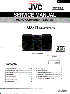 JVC-UXT1-cs-sm 维修电路原理图.pdf