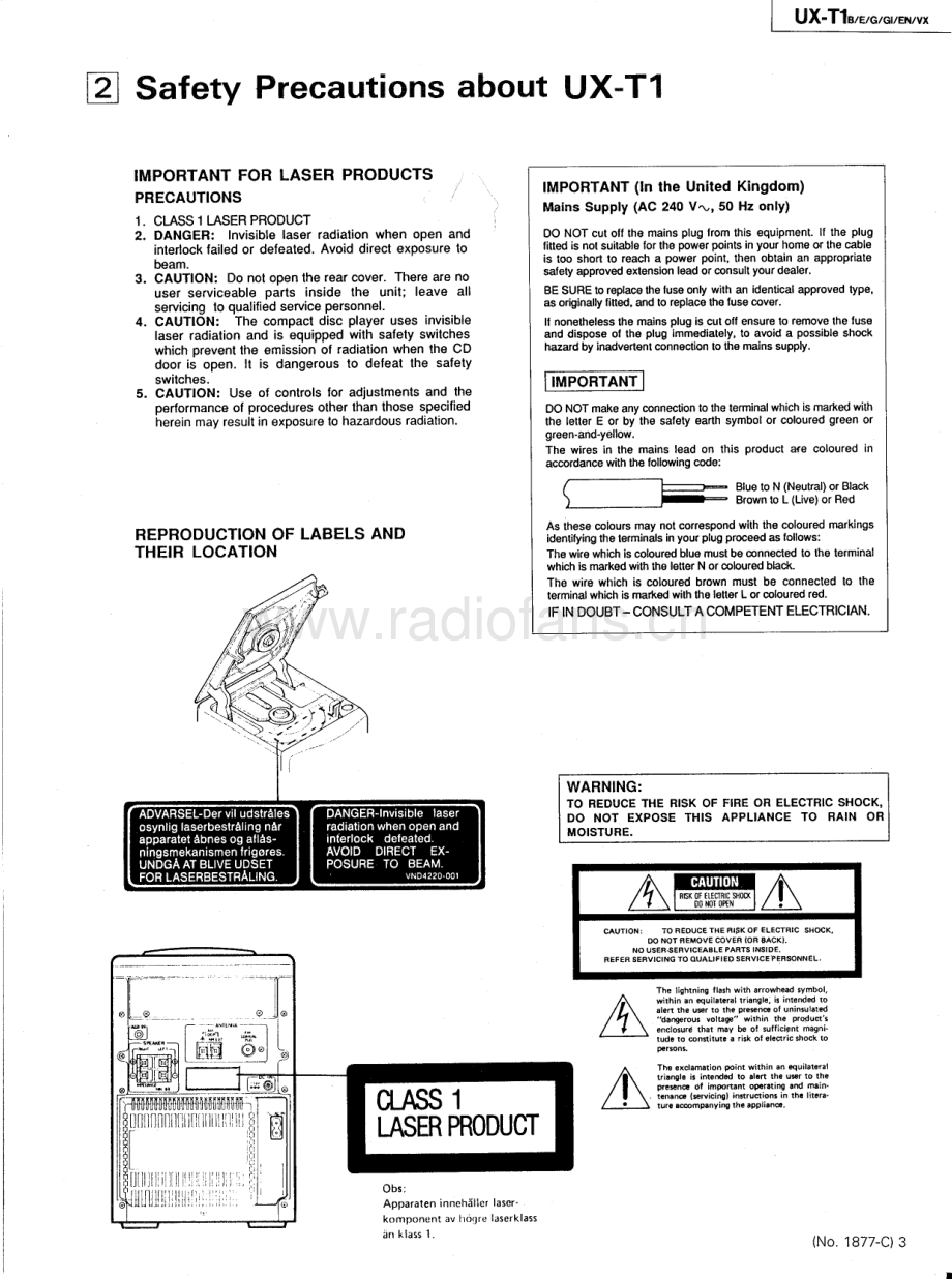 JVC-UXT1-cs-sm 维修电路原理图.pdf_第3页