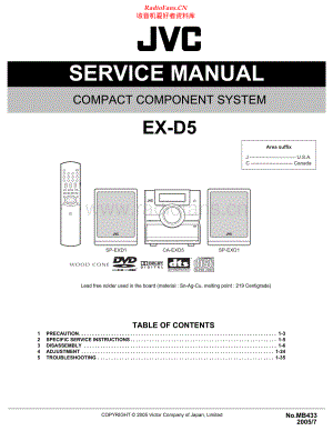 JVC-EXD5-cs-sm 维修电路原理图.pdf