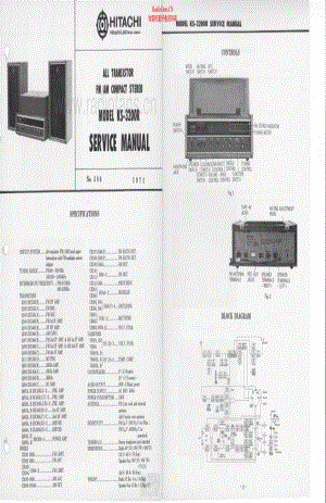 Hitachi-KS3200R-mc-sm 维修电路原理图.pdf