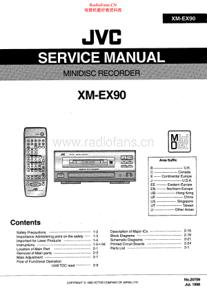 JVC-XMEX90-md-sm 维修电路原理图.pdf