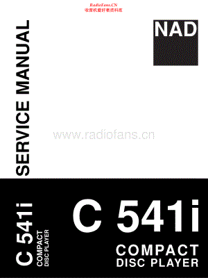 NAD-C541i-cd-sm 维修电路原理图.pdf