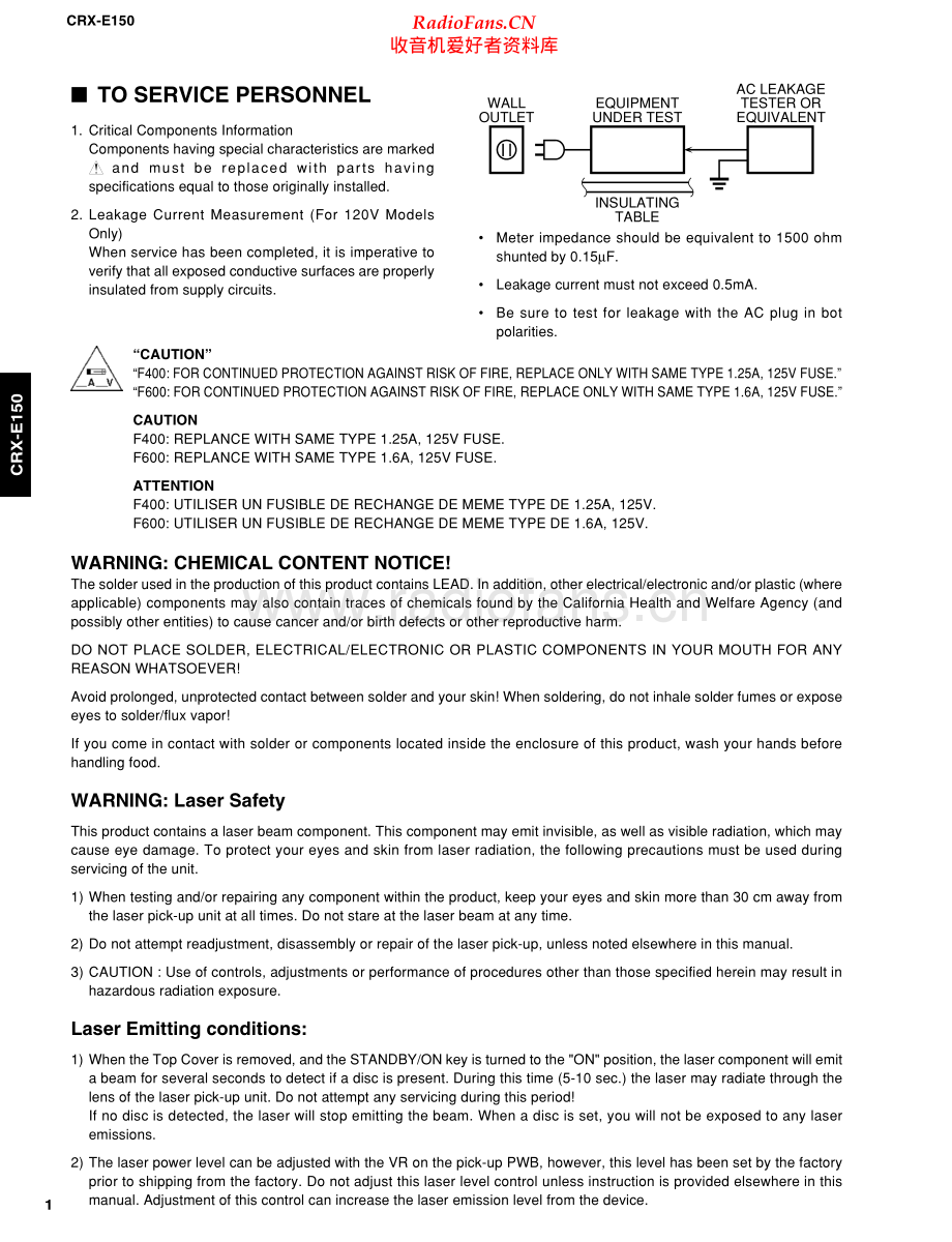 Yamaha-CRXE150-cs-sm 维修电路原理图.pdf_第2页