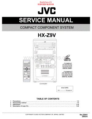 JVC-HXZ9V-cs-sm 维修电路原理图.pdf