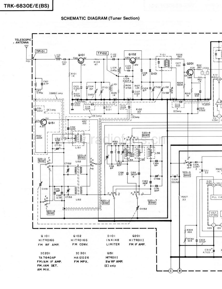 Hitachi-TRK6830E-pr-sch 维修电路原理图.pdf_第3页