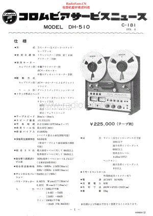 Denon-DH510-tape-sm维修电路原理图.pdf