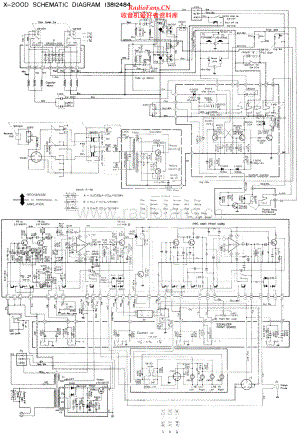 Akai-X200D-tape-sch2维修电路原理图.pdf