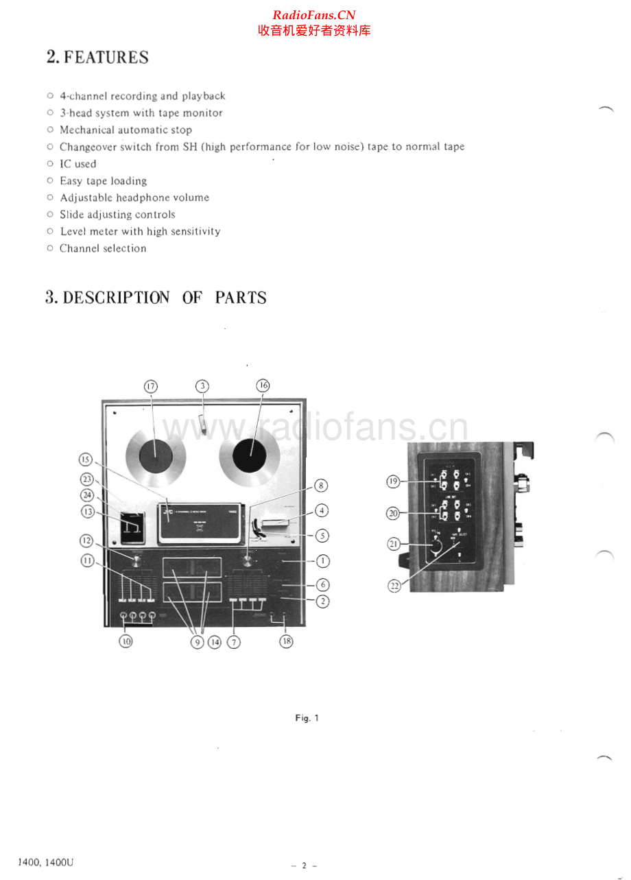 JVC-1400U-tape-sm 维修电路原理图.pdf_第2页