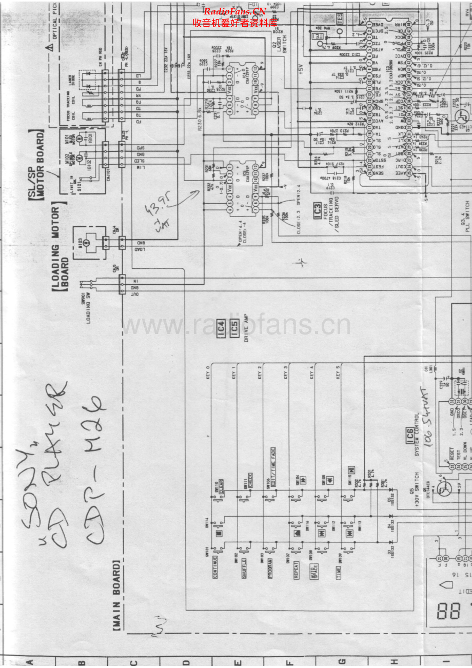 Sony-CDPM26-cd-sch 维修电路原理图.pdf_第1页