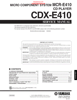 Yamaha-CDXE410-cs-sm 维修电路原理图.pdf