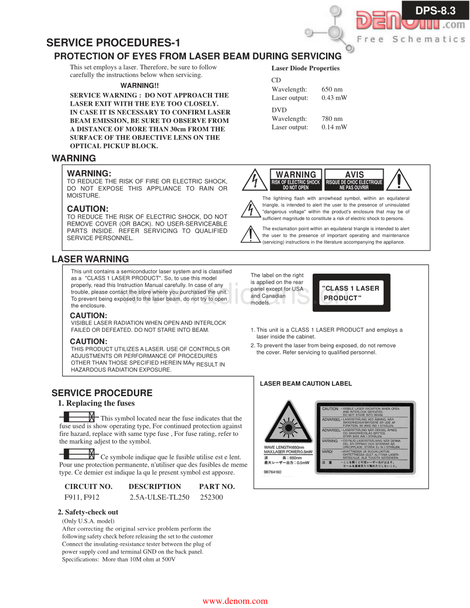 Integra-DPS8_3-sacd-sm 维修电路原理图.pdf_第3页